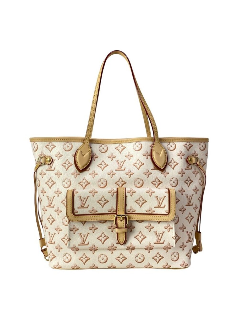 Louis Vuitton Tote Bag Fall Four You Neverfull MM Beige